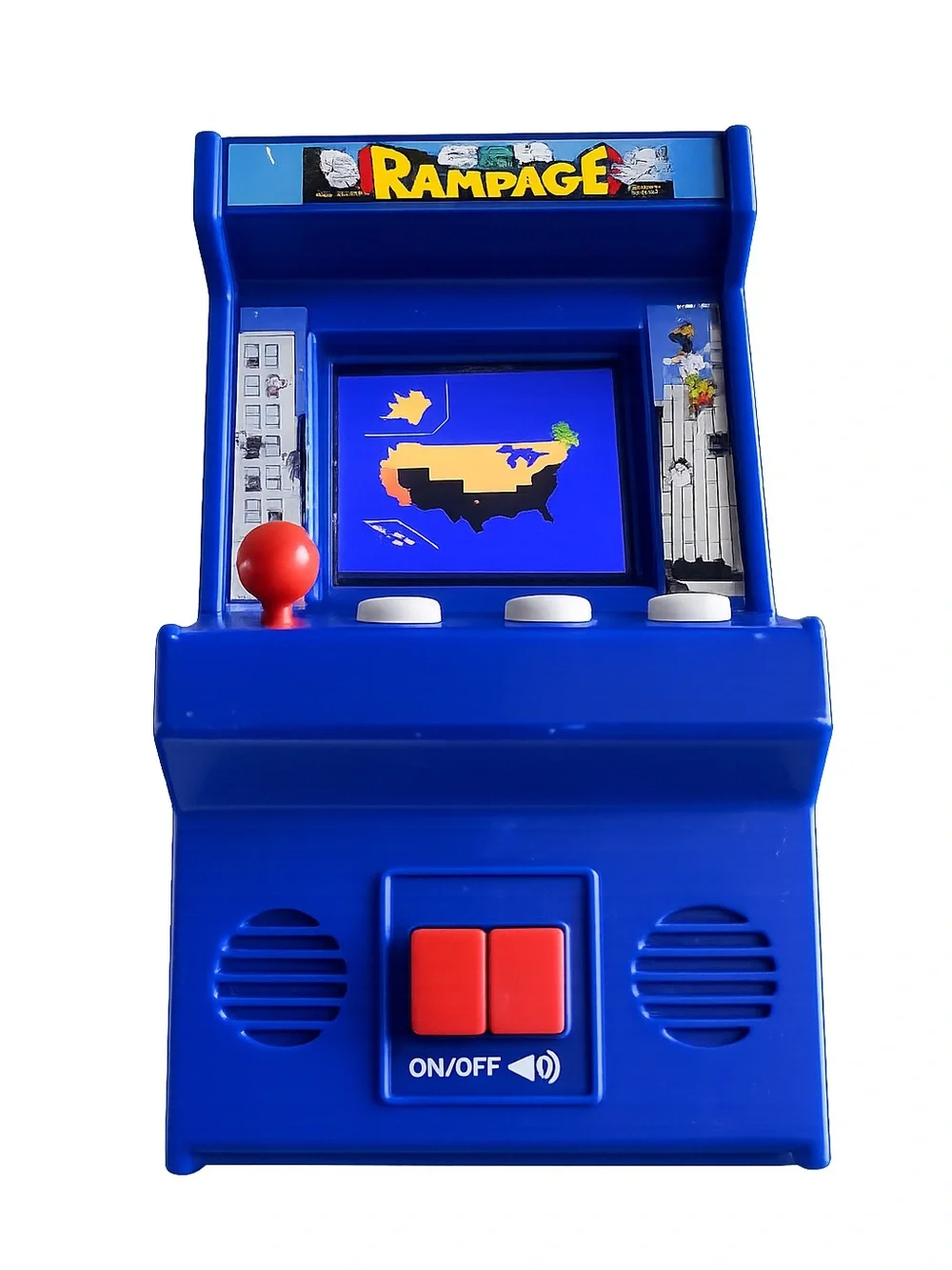 Rampage Mini Arcade Machine Retro Handheld Game  Tested & Working